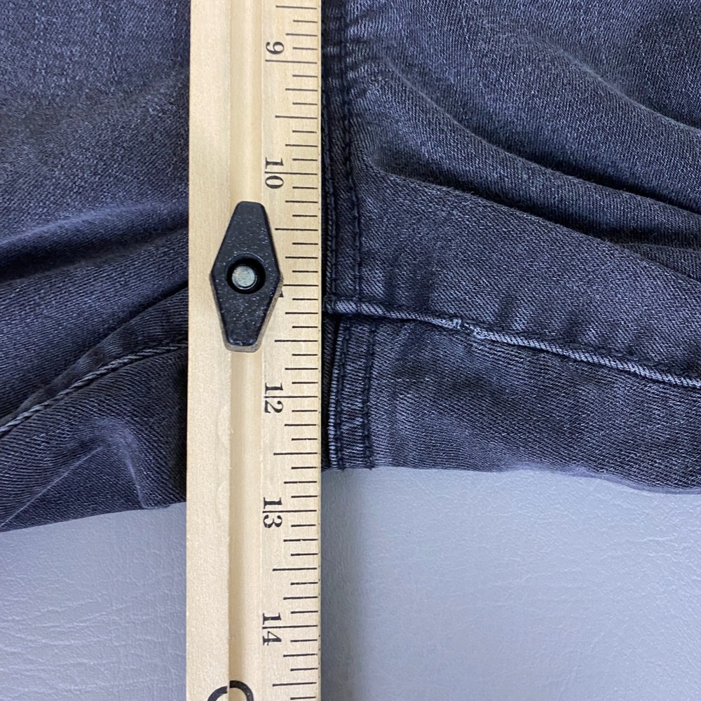 Croft & Barrow Jeggings Pull On Womens Size 18 Gray Straight Leg Denim High Rise - Picture 7 of 11